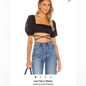 Lela top black